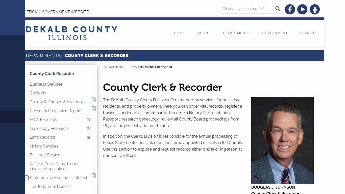County Clerk & Recorder - DeKalb County, Illinois